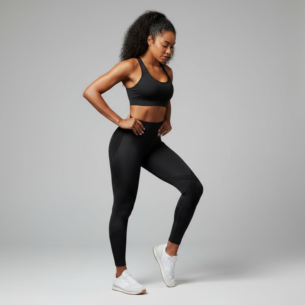 3D Leggings with Resistance Band | Metabolism Booster
