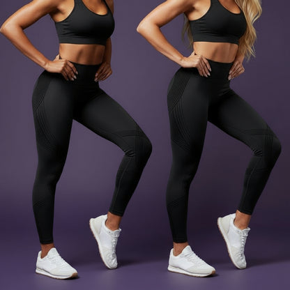 3D Leggings with Resistance Band | Metabolism Booster