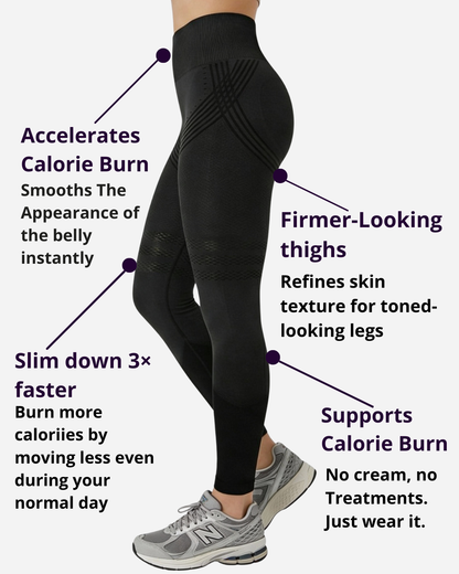 3D Leggings with Resistance Band | Metabolism Booster